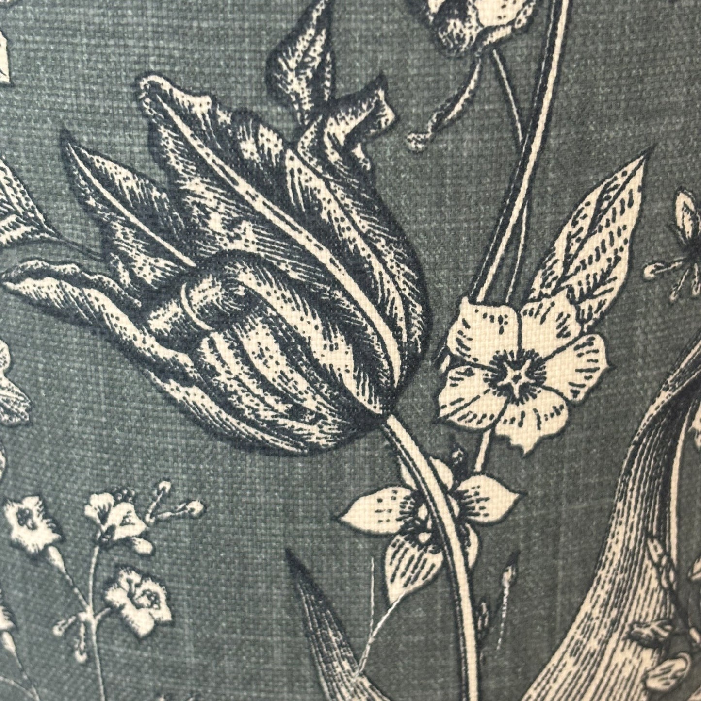 Floral Toile - Teal