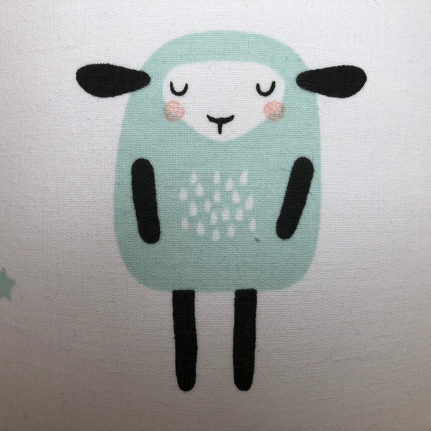 BaBa Multi Coloured Sheep Fabric Lampshade