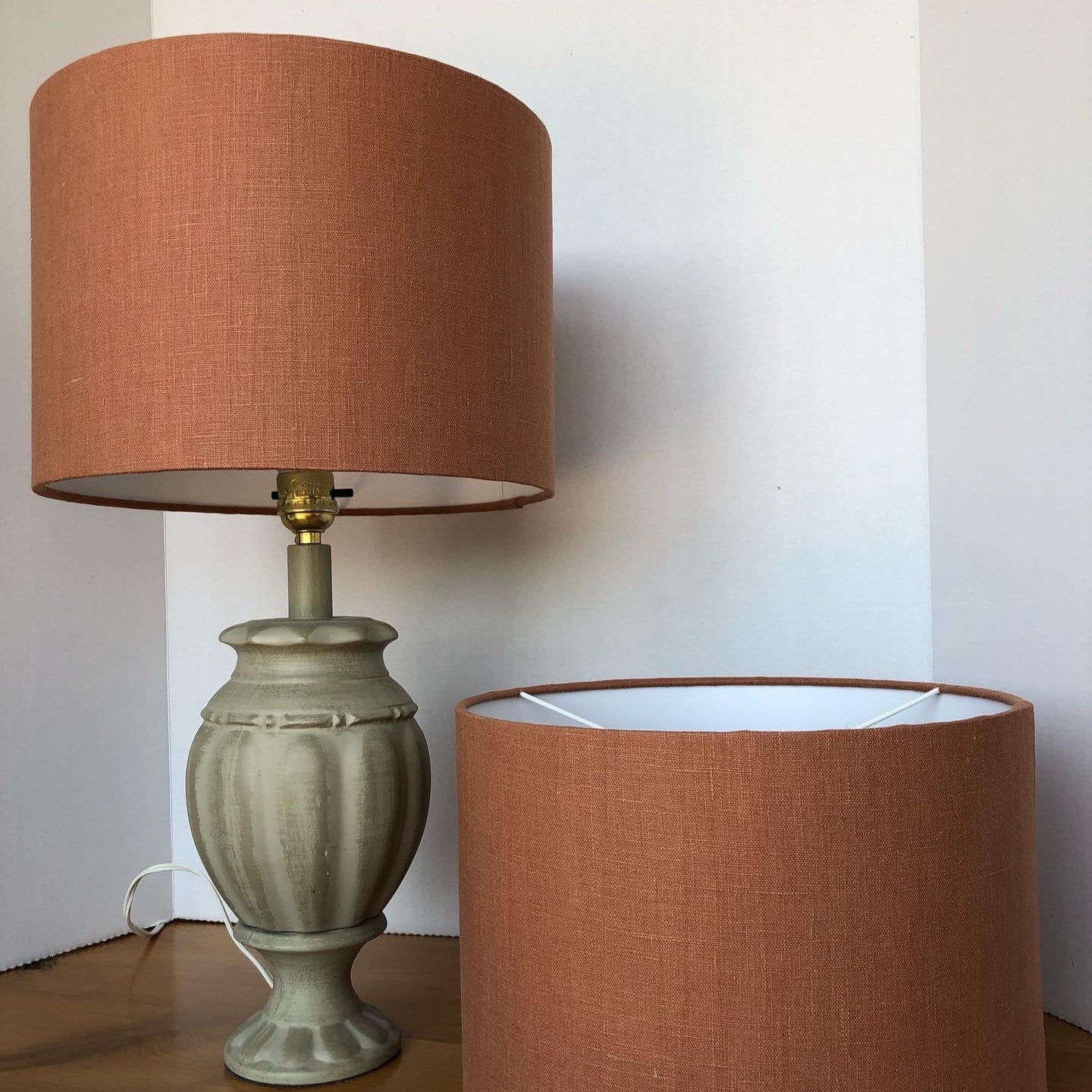 Fabric table cheap lamp shades