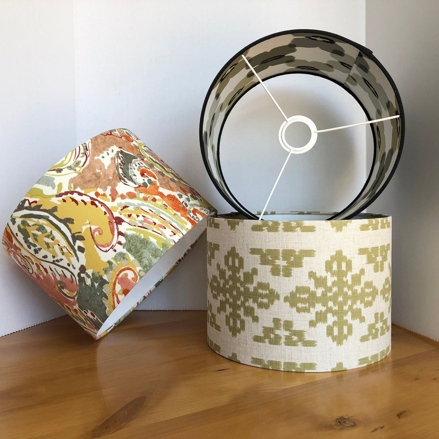 Summer Paisley Fabric Lampshade