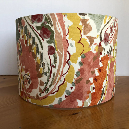 Summer Paisley Fabric Lampshade